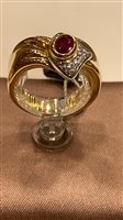 Anello Salvini Donna in Oro giallo Rubino 0.37 Ct SAR05545 - SAR05545